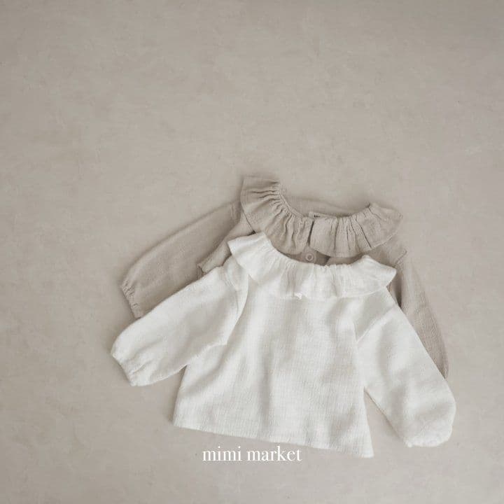 26봄)미미상회  린거프릴셔츠 - 이미지 1