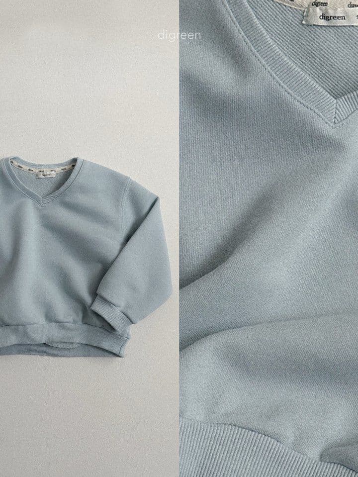 26봄)디그린  보니브이넥맨투맨 - 이미지 3