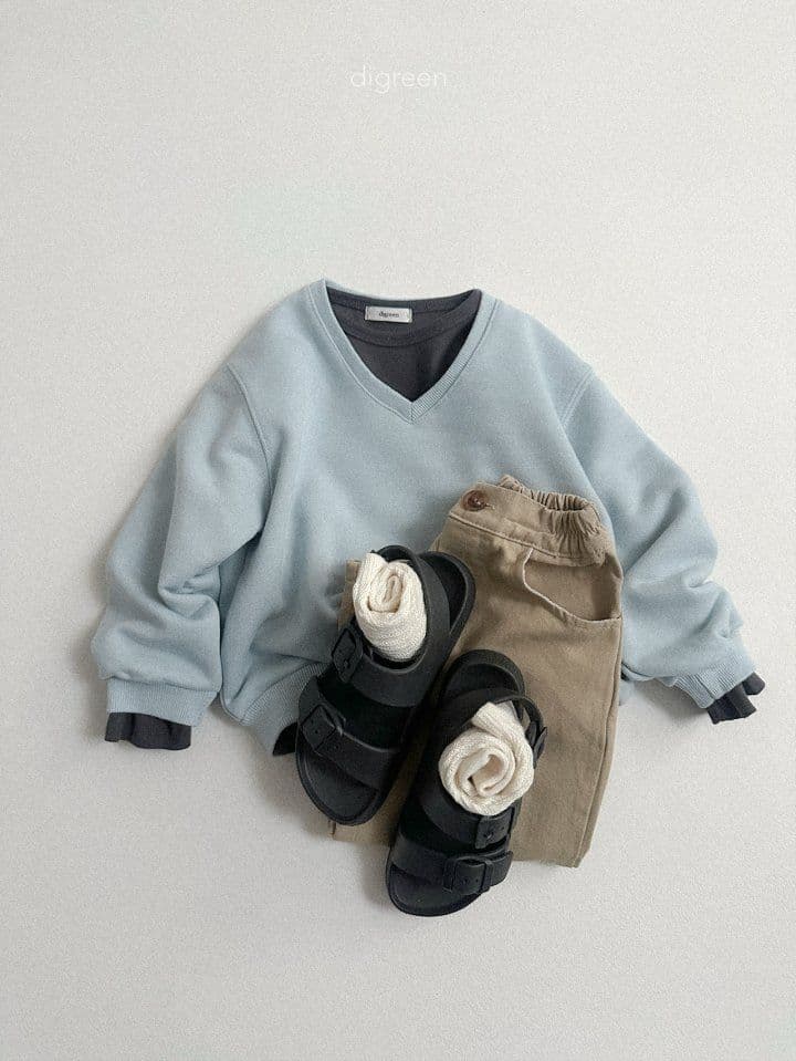 26봄)디그린  보니브이넥맨투맨 - 이미지 7