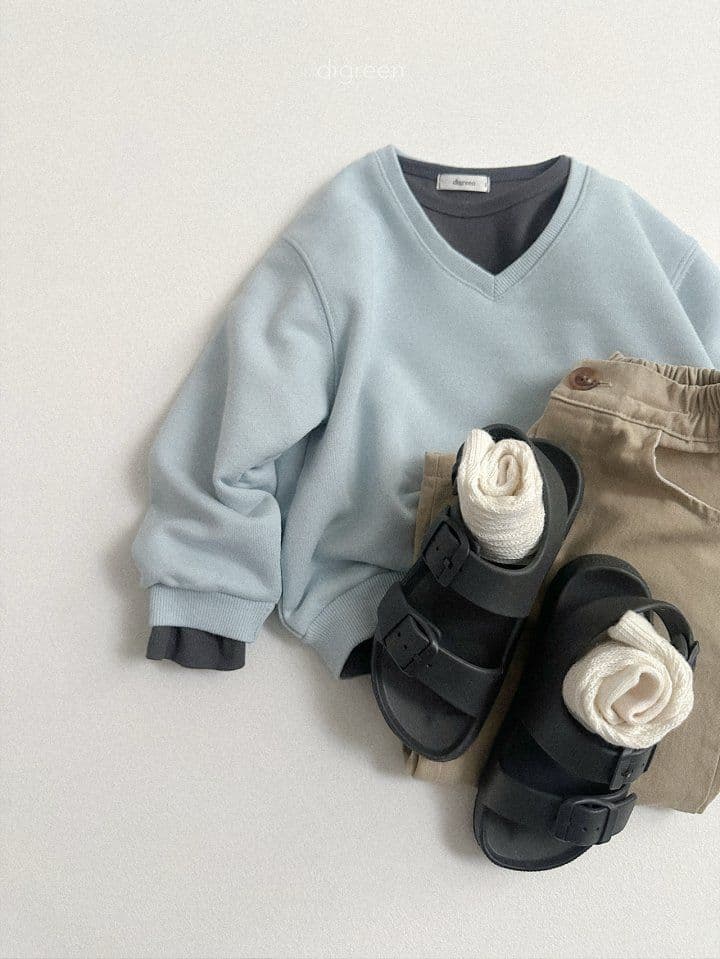 26봄)디그린  보니브이넥맨투맨 - 이미지 8