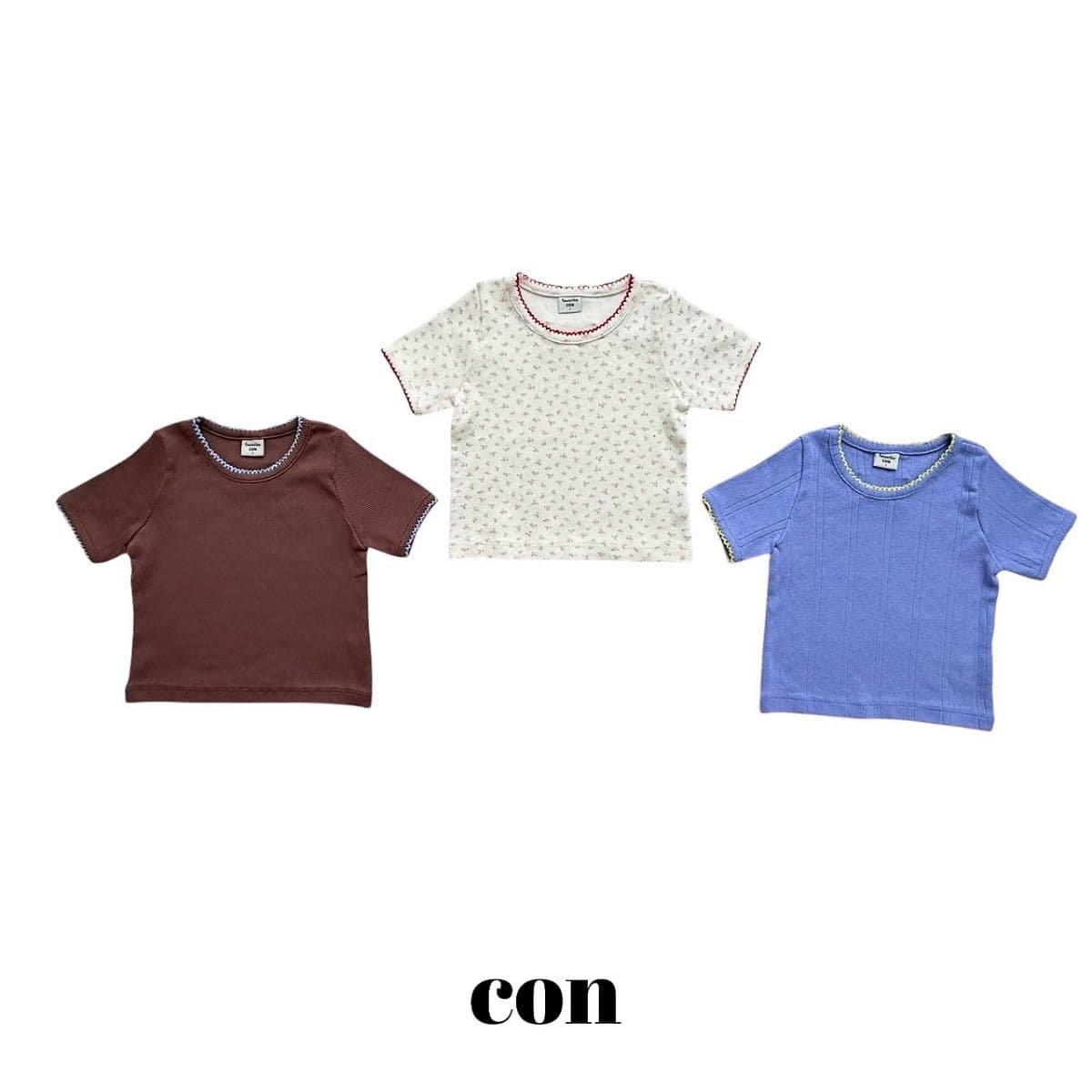 26 Summer) CON Pincot Point Tee - 이미지 1