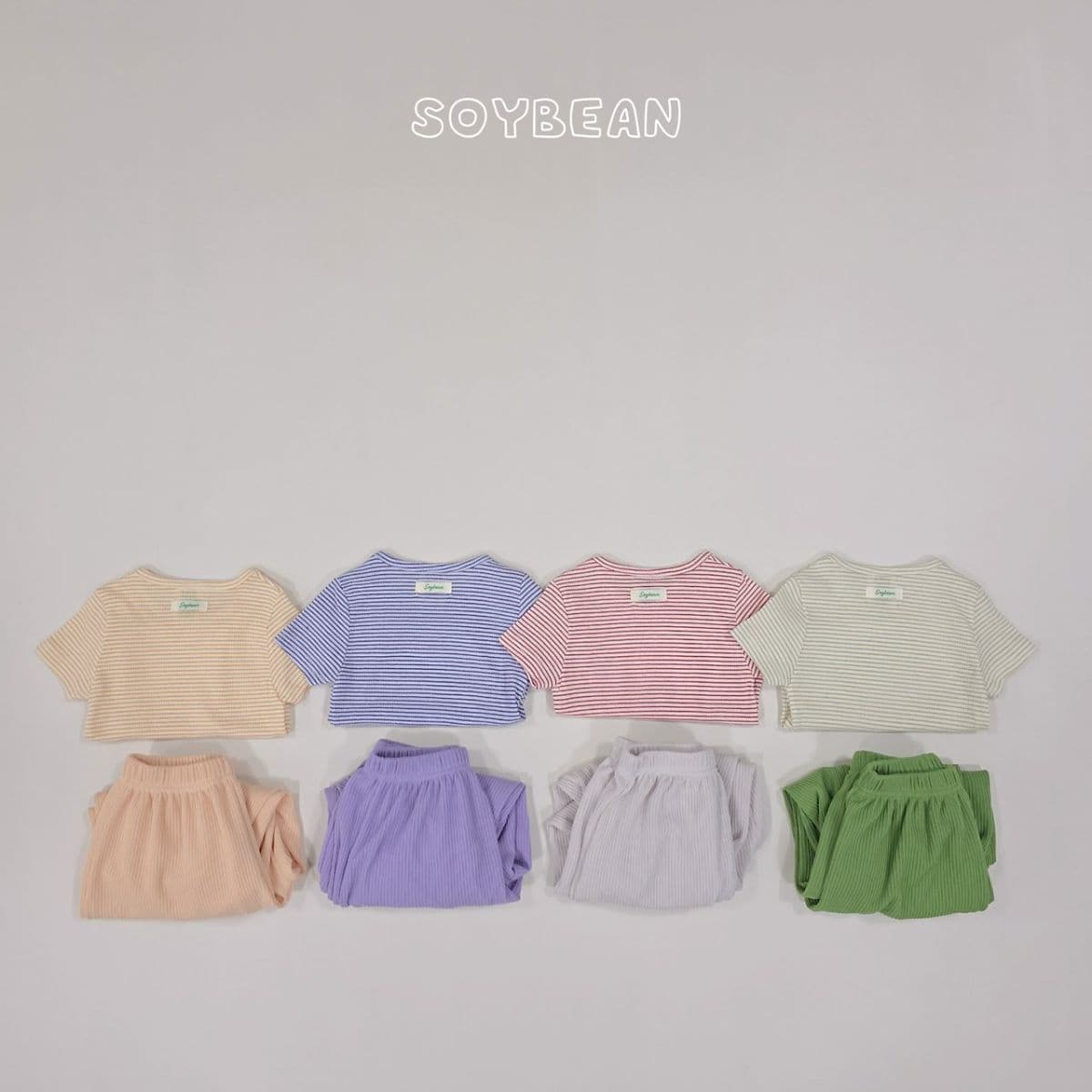 Summer 26) Soybin Planning) Jjokkomi Top & Bottom Set - 이미지 1