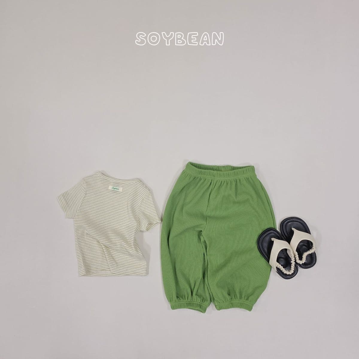 Summer 26) Soybin Planning) Jjokkomi Top & Bottom Set - 이미지 2