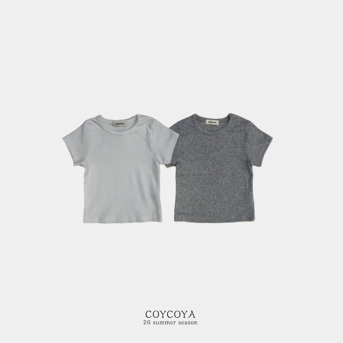26 Summer) Koikoya Plain Short Sleeve T-shirt - 이미지 20