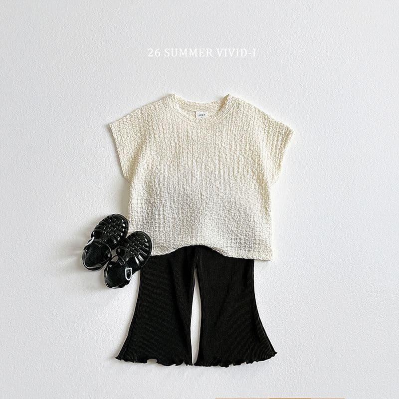 26 Summer) Vivid Eye Yoru Pom Pom Top & Bottom - 이미지 13