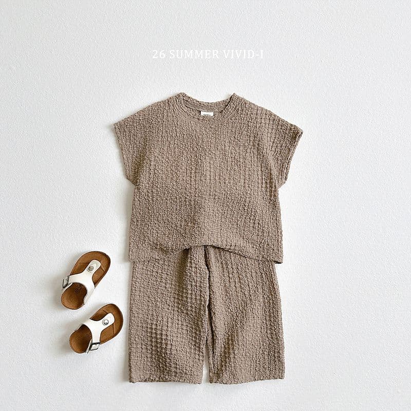 26 Summer) Vivid Eye Yoru Pom Pom Top & Bottom - 이미지 5