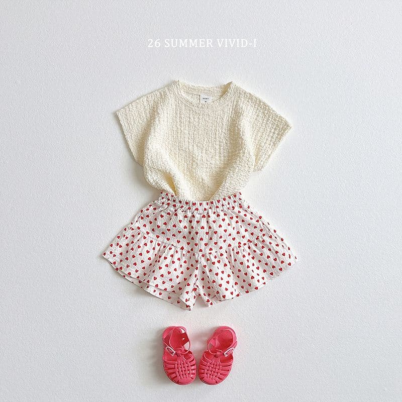 26 Summer) Vivid Eye Yoru Pom Pom Top & Bottom - 이미지 12