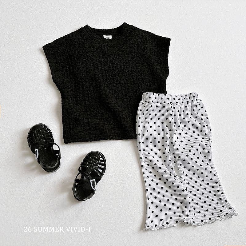 26 Summer) Vivid Eye Yoru Pom Pom Top & Bottom - 이미지 19