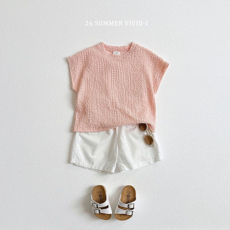 26 Summer) Vivid Eye Yoru Pom Pom Top & Bottom - 이미지 7