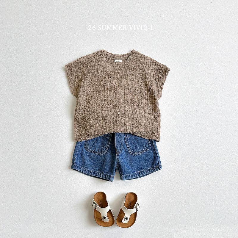 26 Summer) Vivid Eye Yoru Pom Pom Top & Bottom - 이미지 15