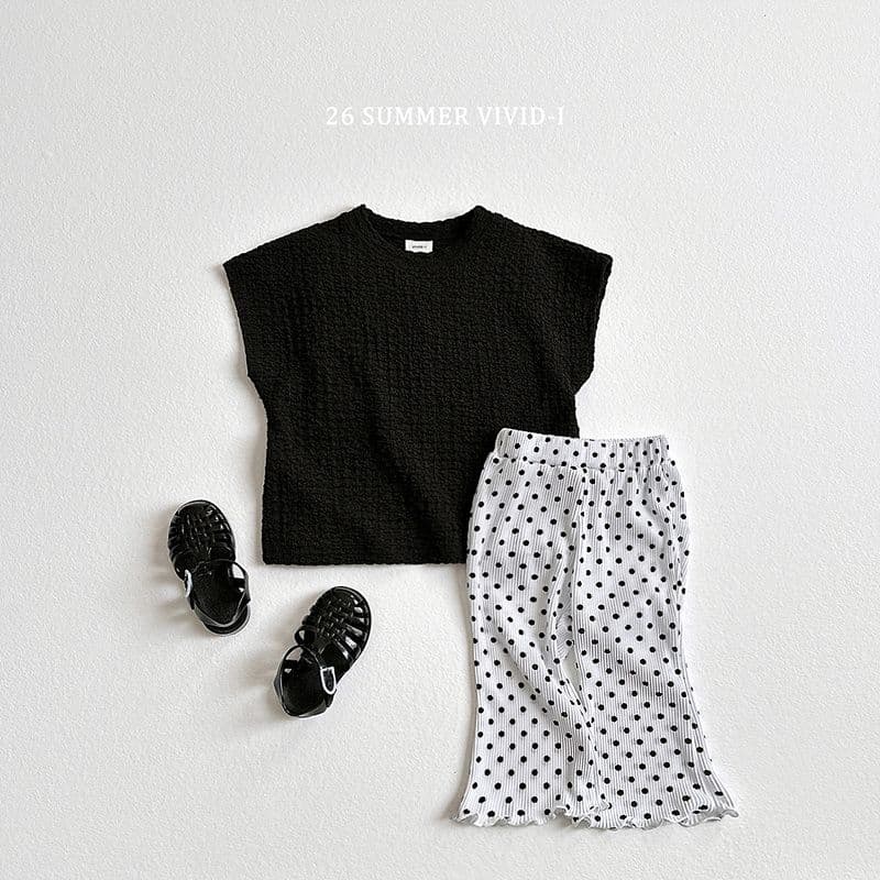 26 Summer) Vivid Eye Yoru Pom Pom Top & Bottom - 이미지 18