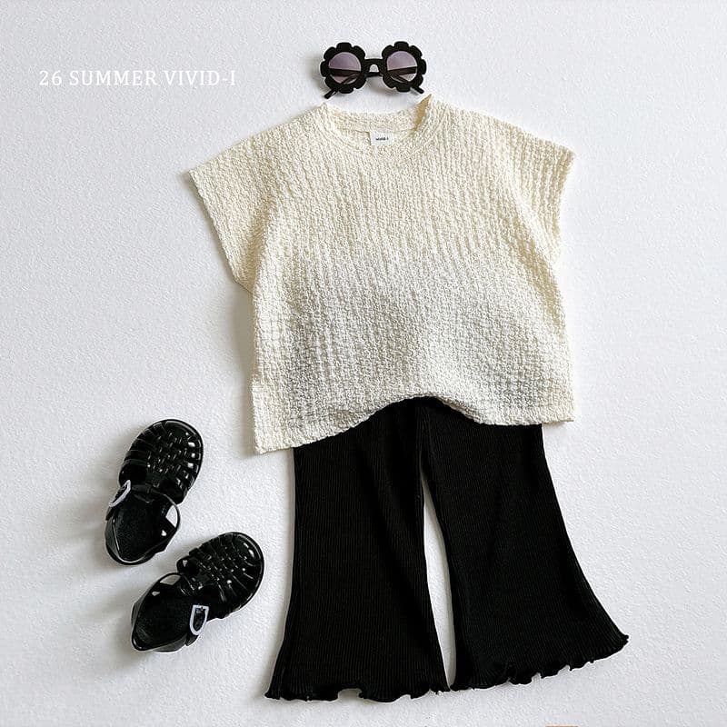 26 Summer) Vivid Eye Yoru Pom Pom Top & Bottom - 이미지 14