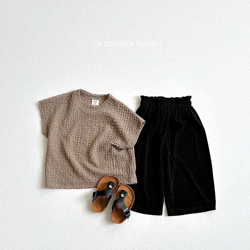 26 Summer) Vivid Eye Yoru Pom Pom Top & Bottom - 이미지 16