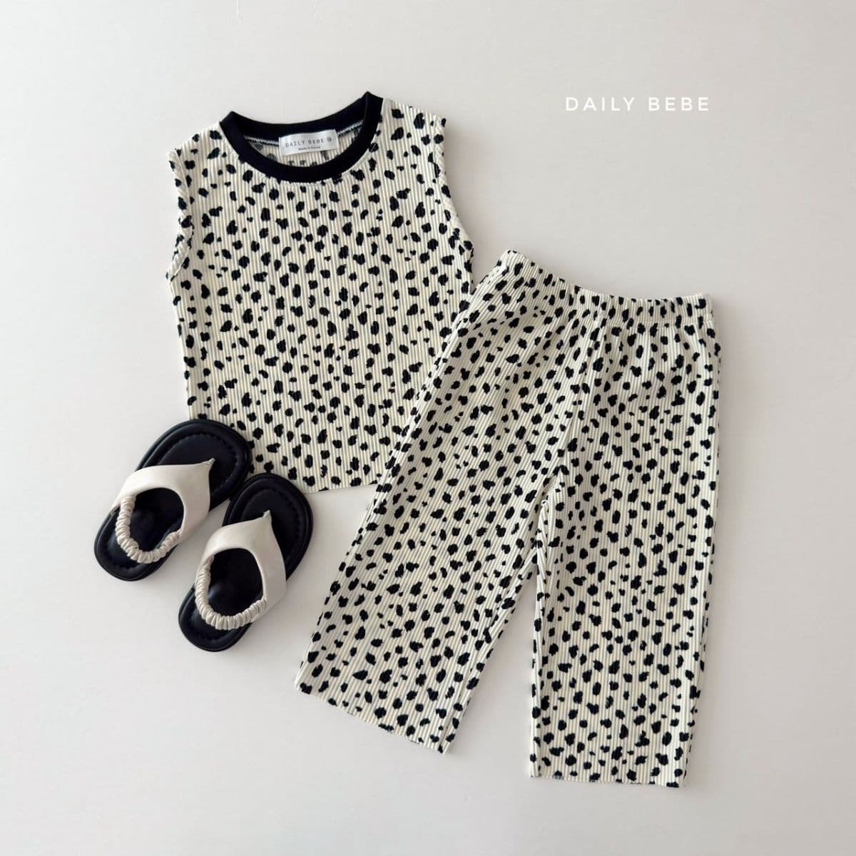 26 Summer) Daily Bebe Color Block Pleated Set - 이미지 13