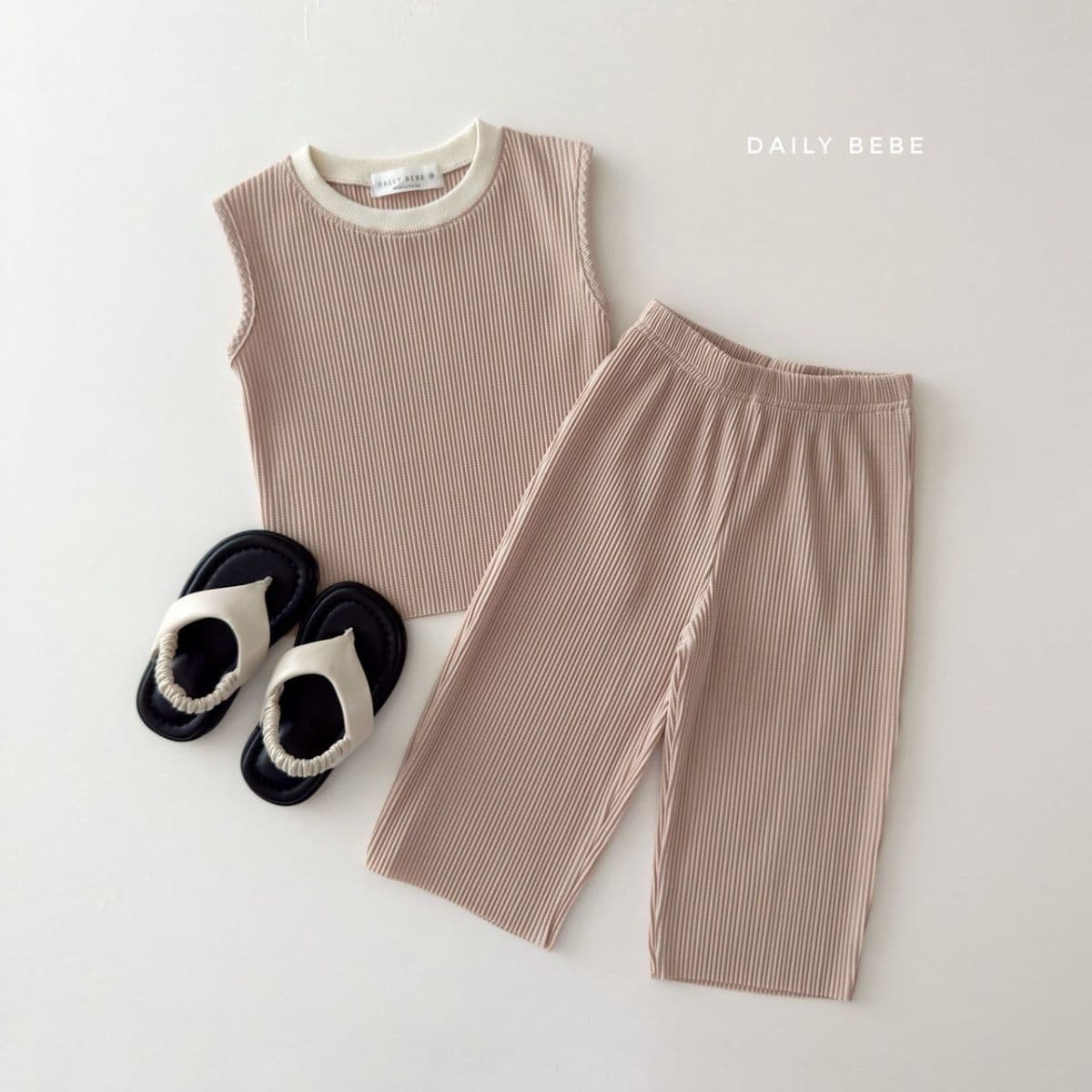 26 Summer) Daily Bebe Color Block Pleated Set - 이미지 15