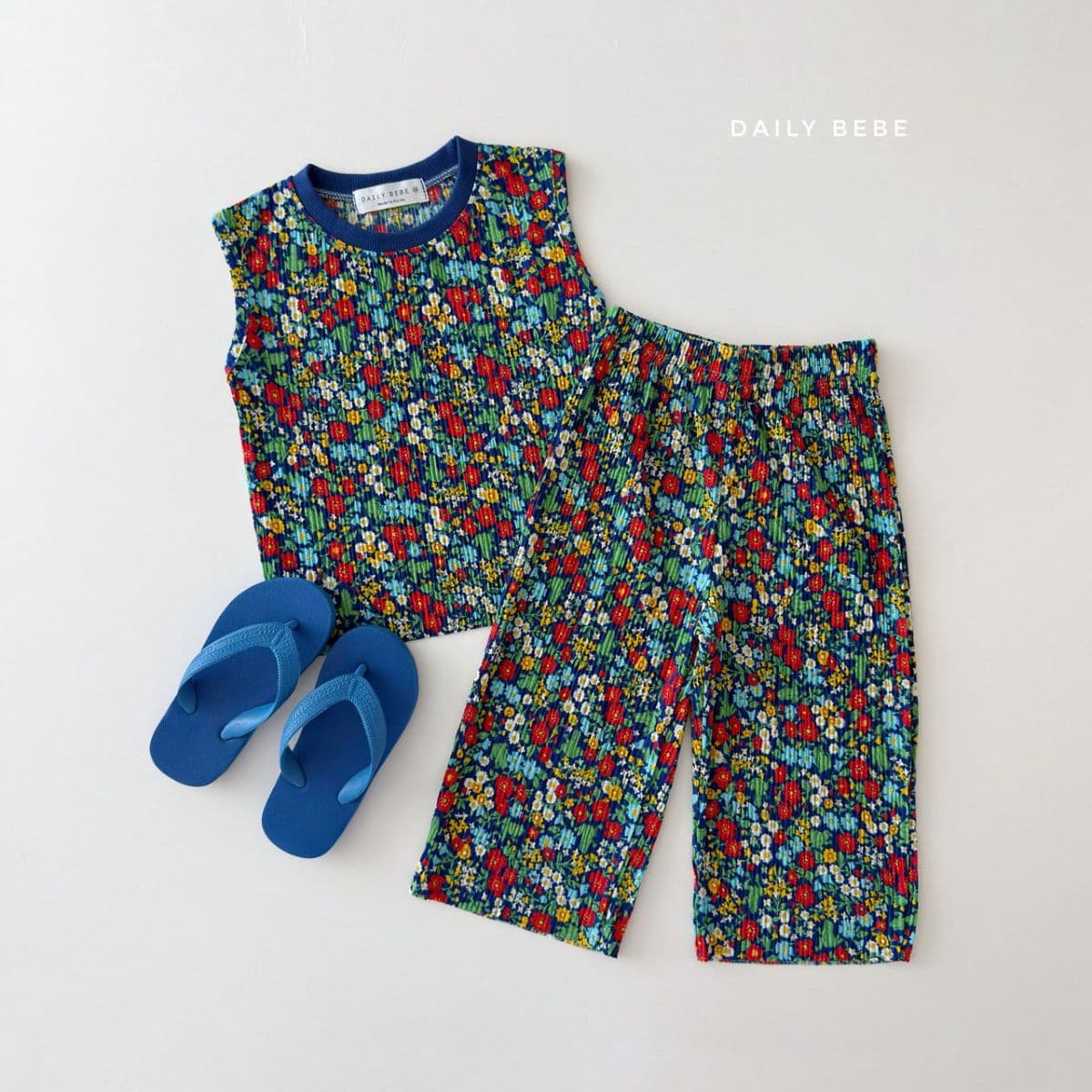 26 Summer) Daily Bebe Color Block Pleated Set - 이미지 9