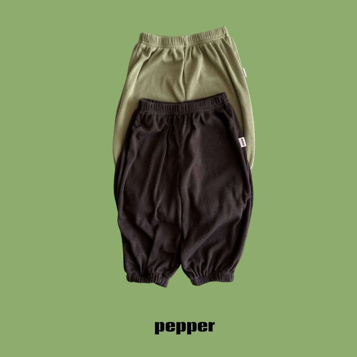 26 Summer) Pepper Olive Jogger Pants - 이미지 1