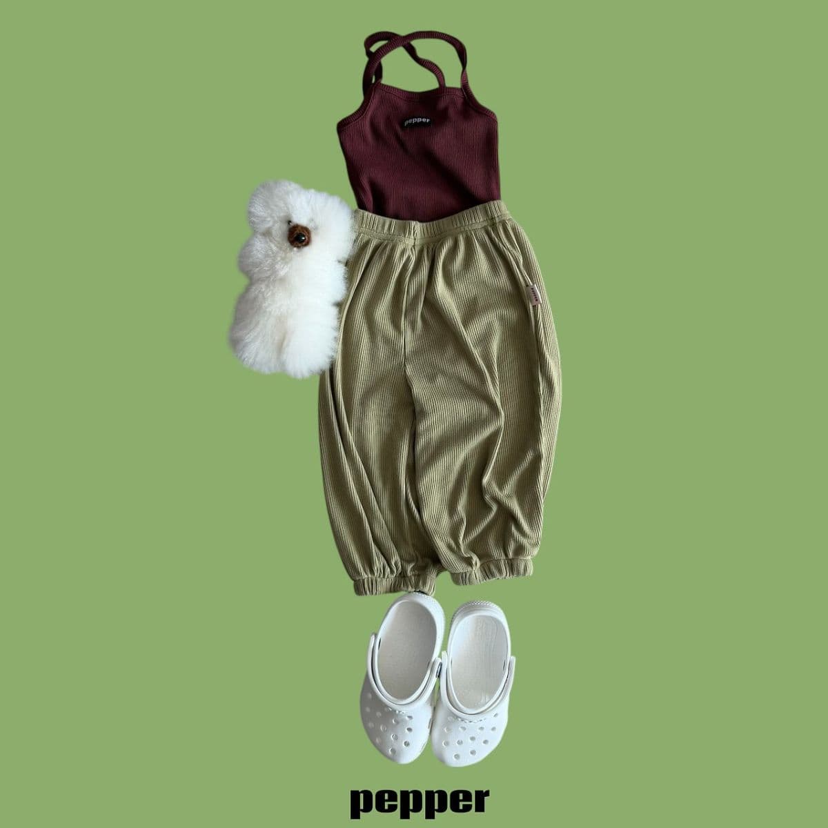 26 Summer) Pepper Olive Jogger Pants - 이미지 16