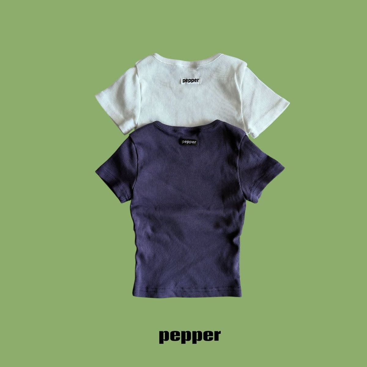 26 Summer) Pepper Milk Ribbed Tea - 이미지 1