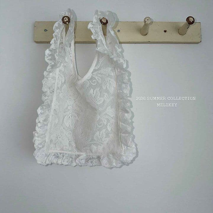 Summer 26) Miraiki Lace Frill Bag - 이미지 1