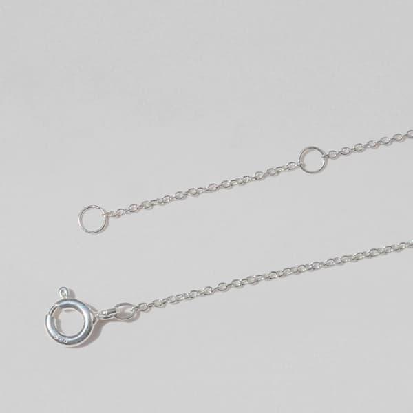 925 Moonstone Pendant Silver Necklace_YN509 - 이미지 4
