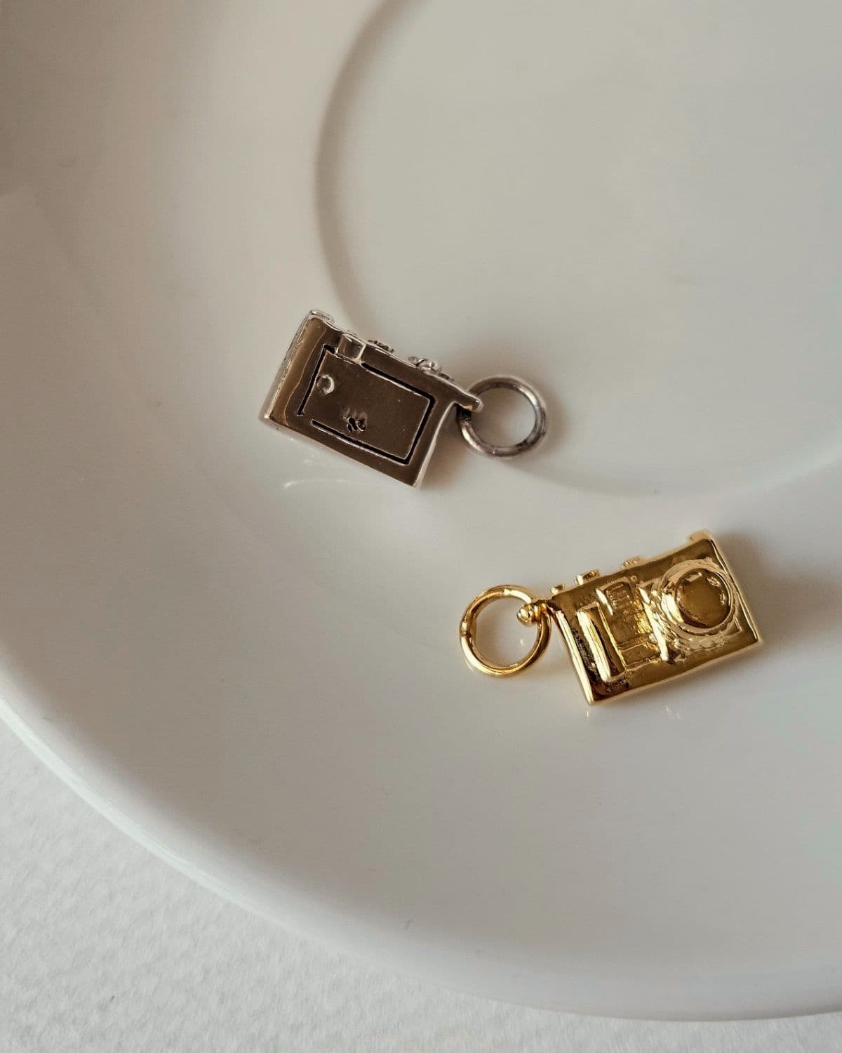 P Silver 925 Vintage Camera Pendant - 이미지 1