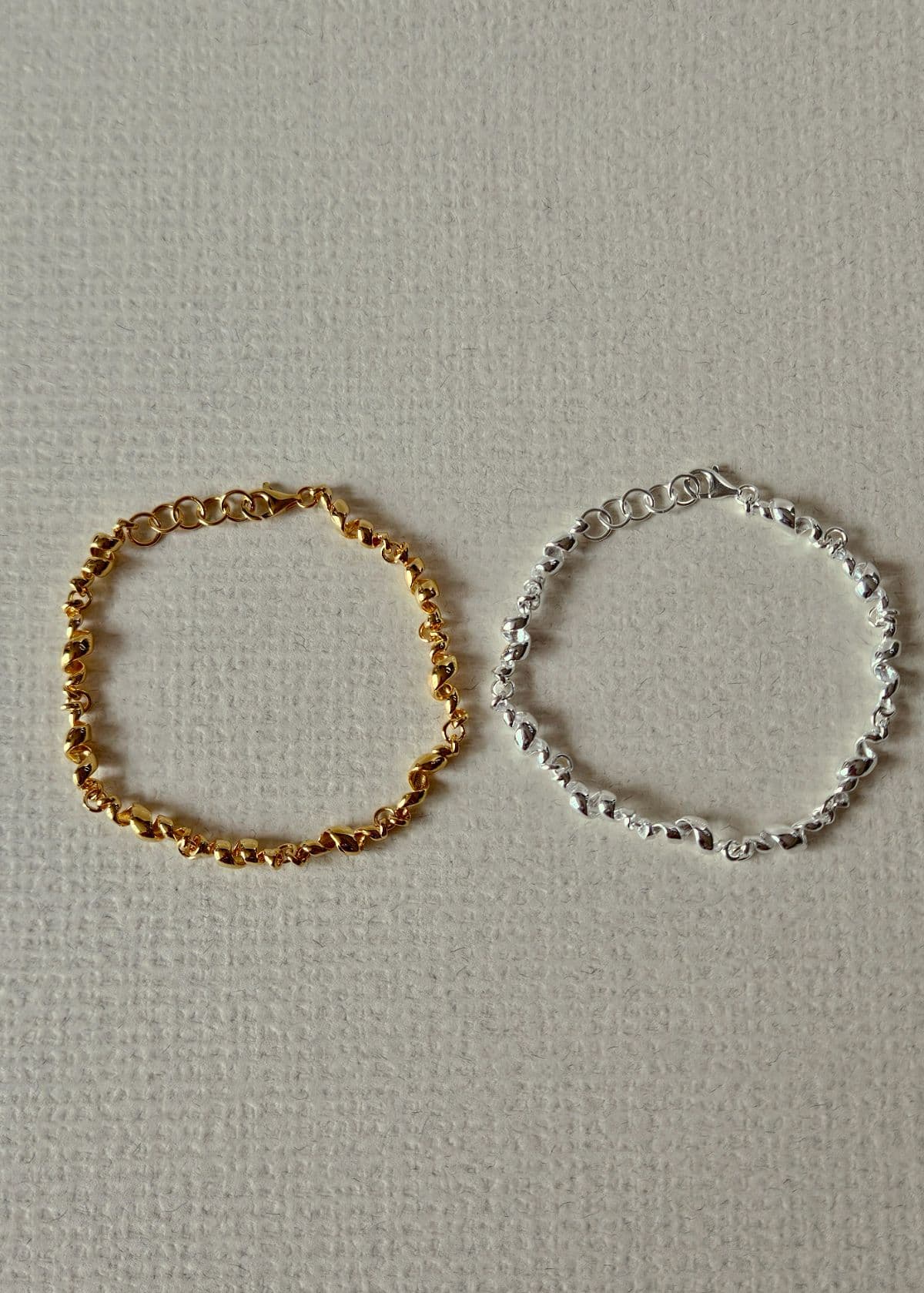 B Silver 925 Twisted Unique Chain - 이미지 6