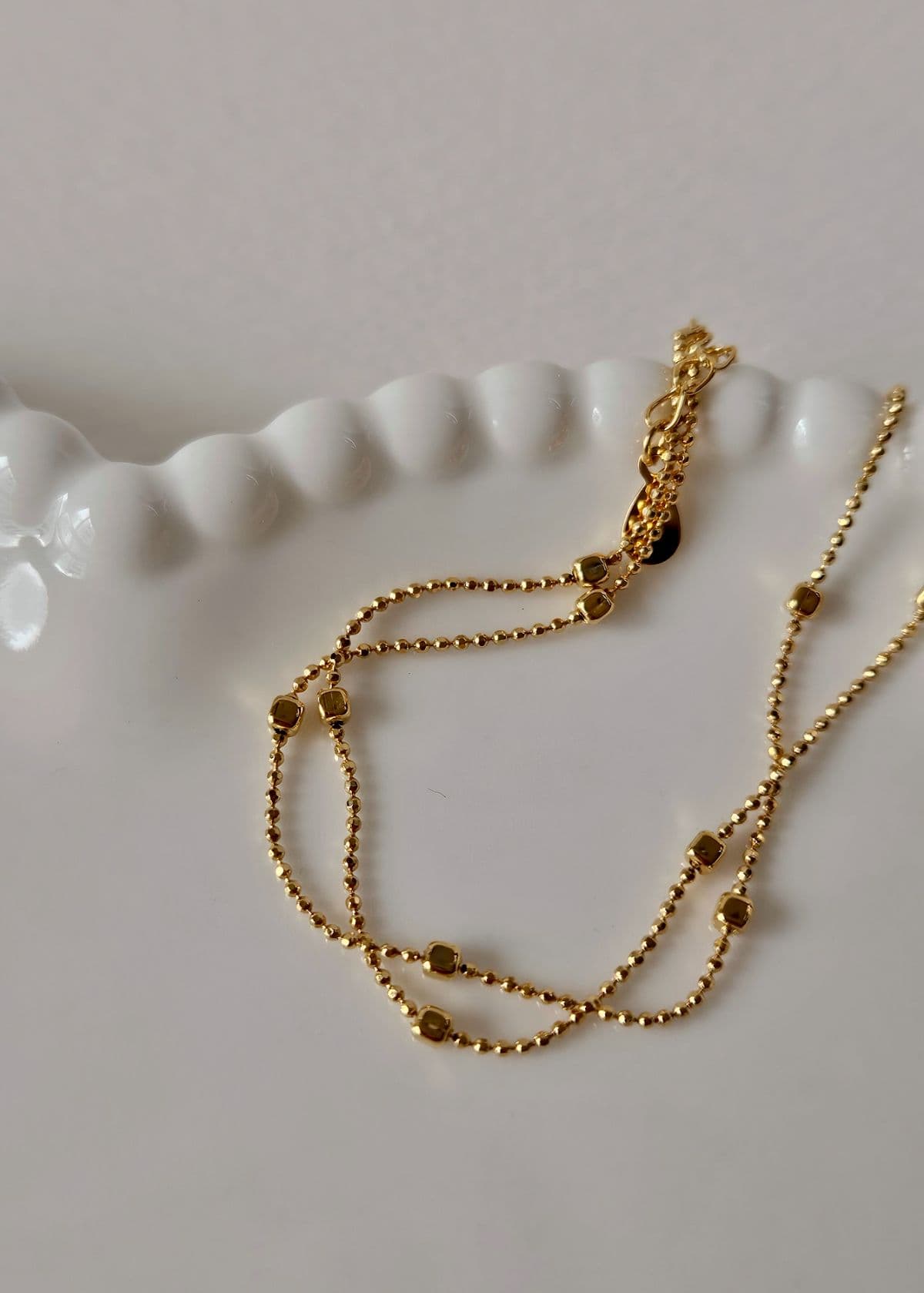 B Silver 925 Square Volume Chain - 이미지 5