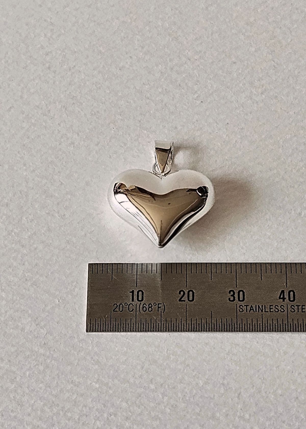 p Silver 925 Heart Pendant - 이미지 5