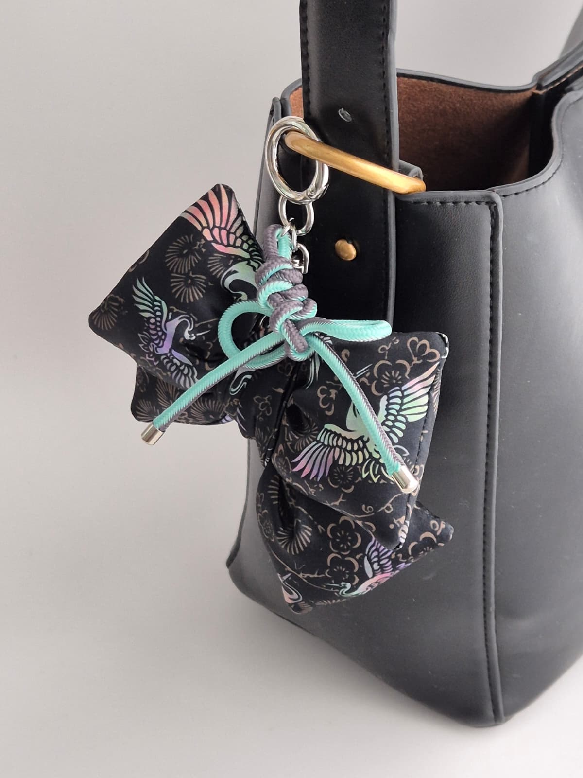 Hanbok ribbon knot bag keyring traditional ribbon gift for foreigners - 이미지 1