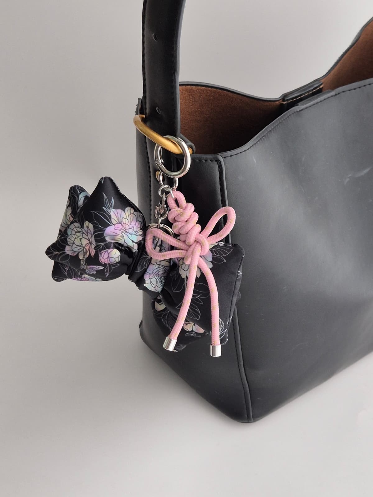 Hanbok ribbon knot bag keyring traditional ribbon gift for foreigners - 이미지 2