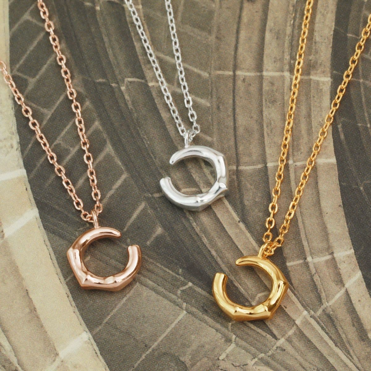 [SN4808] Silver 925 Mini Bold Ring Necklace - 이미지 7