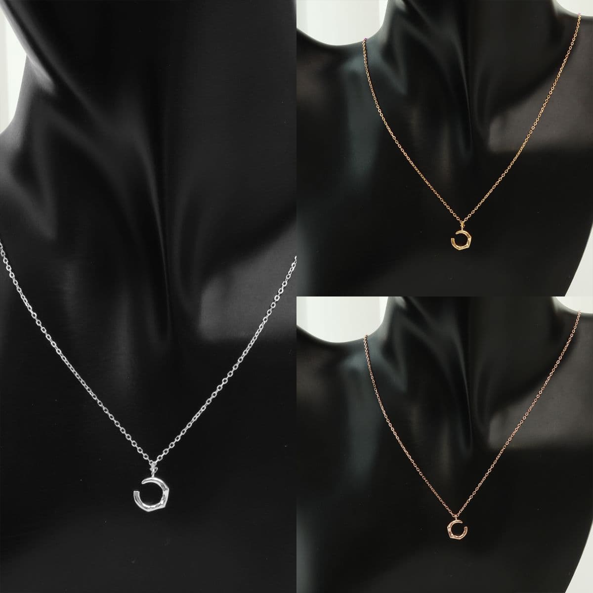 [SN4808] Silver 925 Mini Bold Ring Necklace - 이미지 9