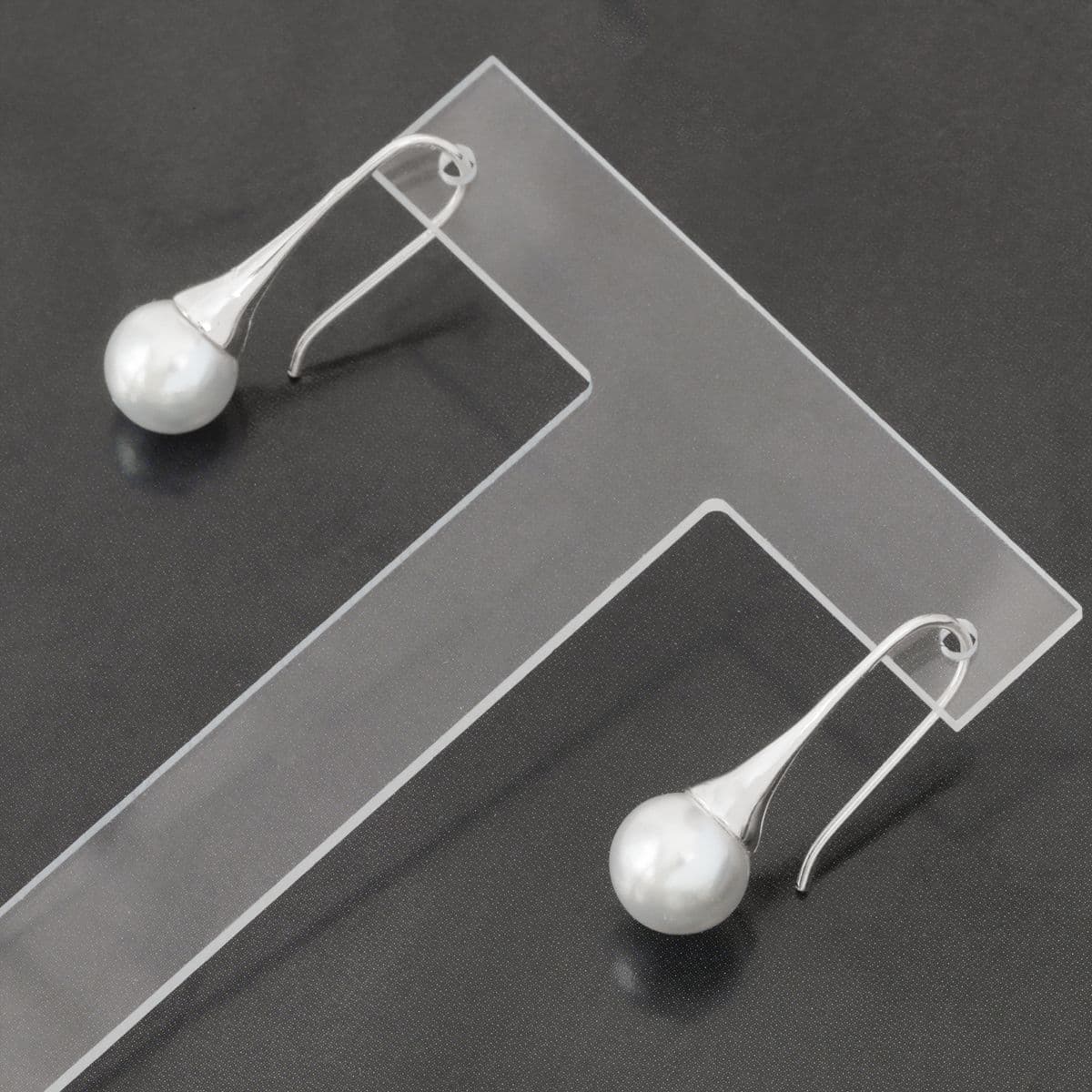 [SE6407,SN6403] Silver 925 Swarovski Pearl Drop Set (Earrings, Necklace) - 이미지 2
