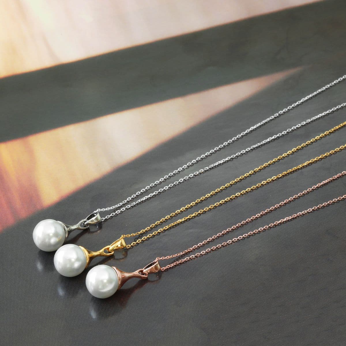 [SE6407,SN6403] Silver 925 Swarovski Pearl Drop Set (Earrings, Necklace) - 이미지 15