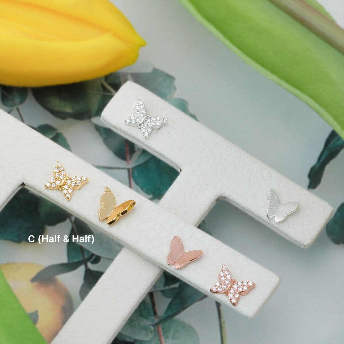 [SE6408], [SE6409], [SE6410] Silver 925 Butterfly Earring Set - 이미지 9
