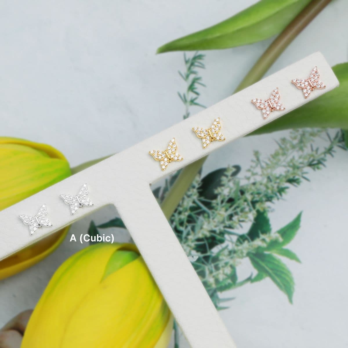 [SE6408], [SE6409], [SE6410] Silver 925 Butterfly Earring Set - 이미지 3