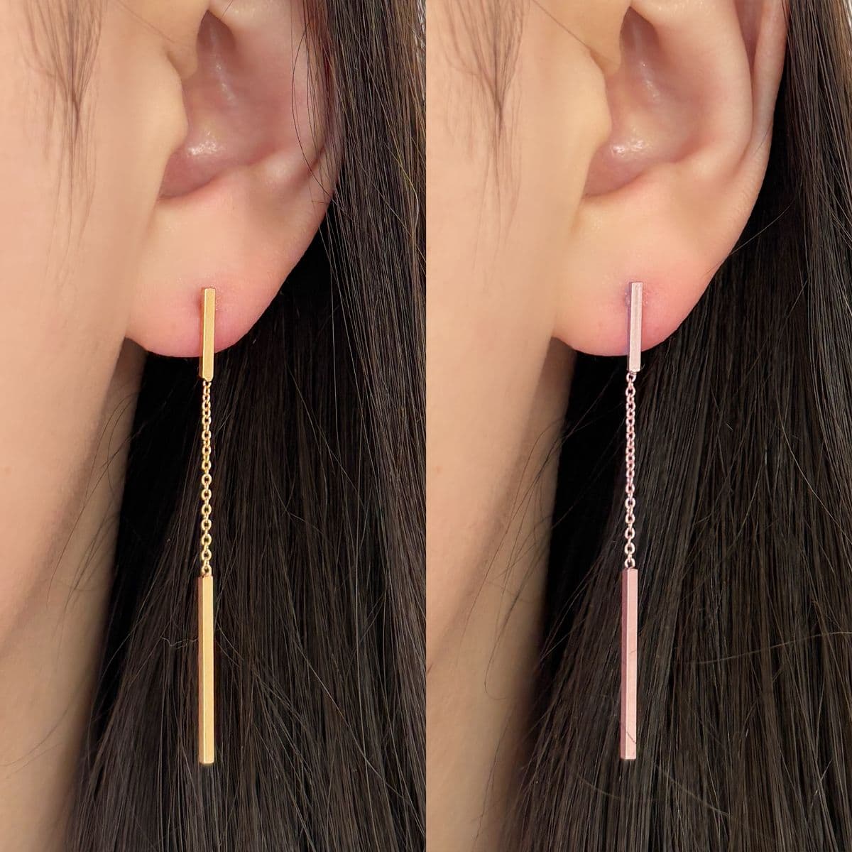 Silver 925 Chain Drop Clutch Earring Series - 이미지 16