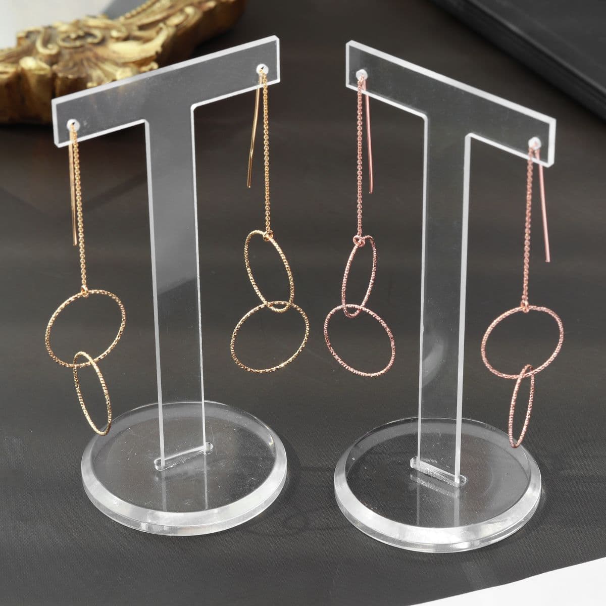 [SE6423], [SE6424], [SE6425] Silver 925 Cut Ring Drop Earring Set - 이미지 18