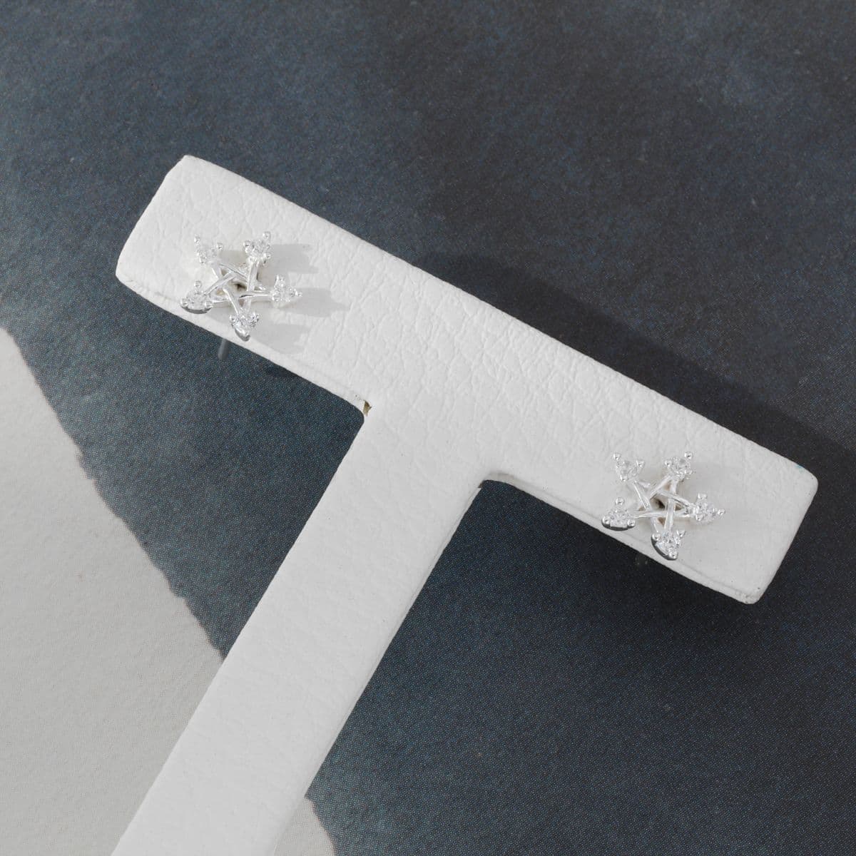 [SPC6505], [SE6500] Silver 925 Cubic Edge Star Set (Earrings, Piercing) - 이미지 8