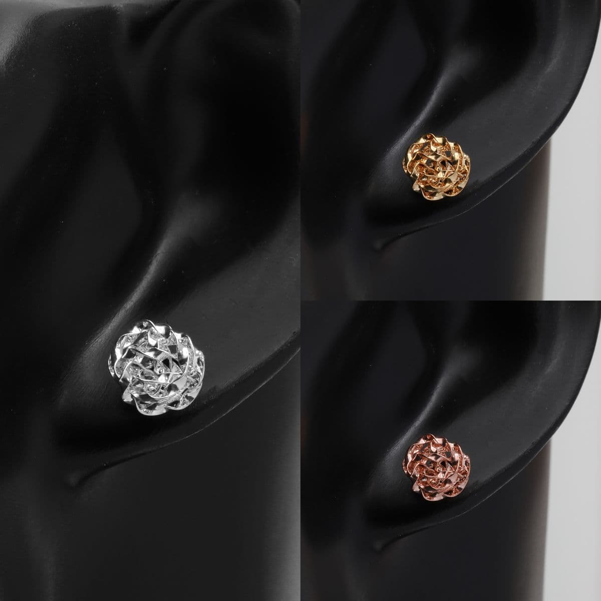 [SE6510], [SE6511] Silver 925 String Heart and Twisting Candle Earring Set - 이미지 8