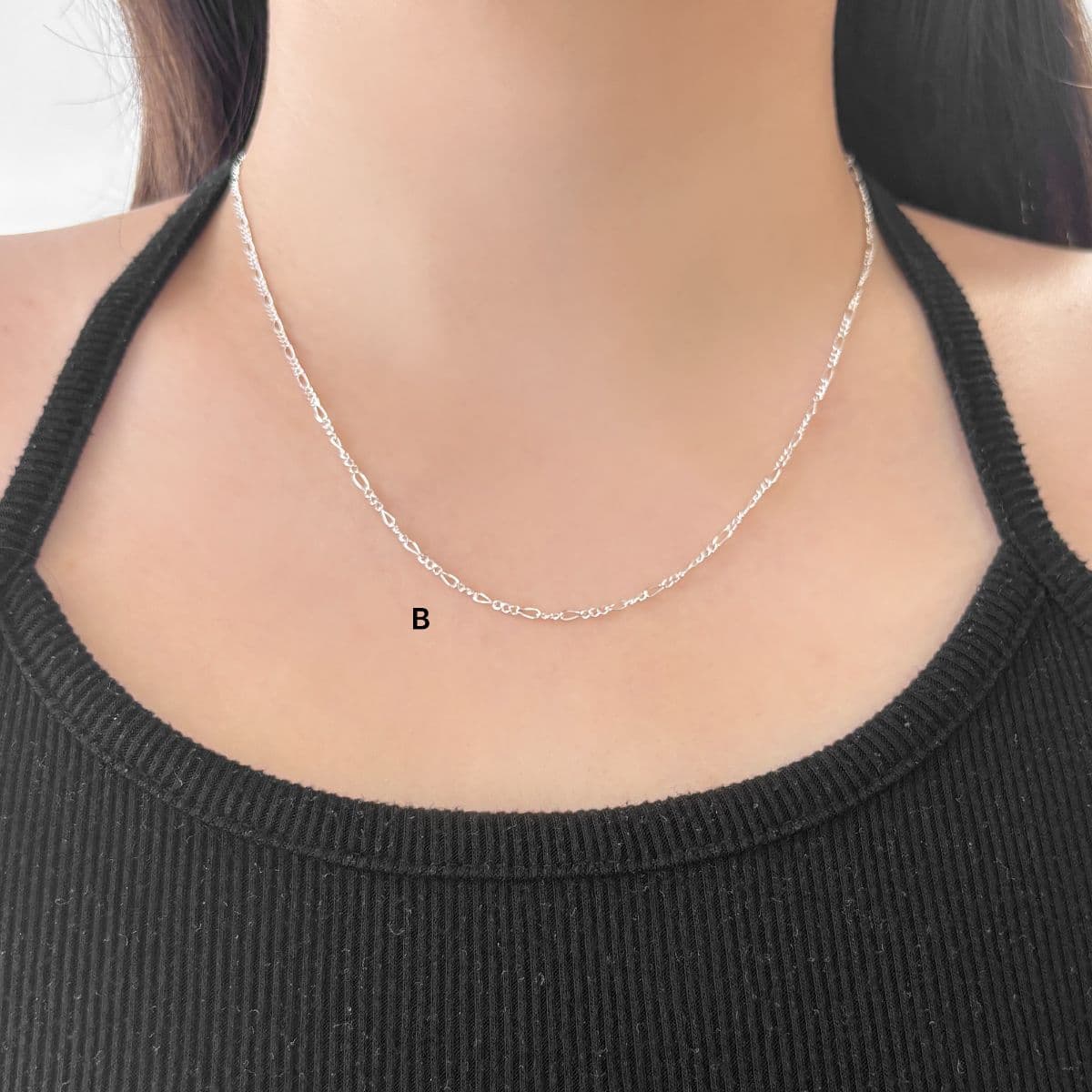 Silver 925 Mini Clip Chain Necklace Series - 이미지 7