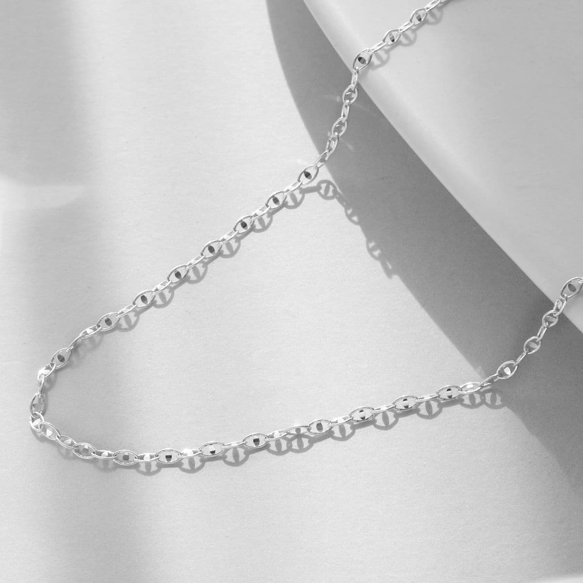 Silver 925 Mini Clip Chain Necklace Series - 이미지 13