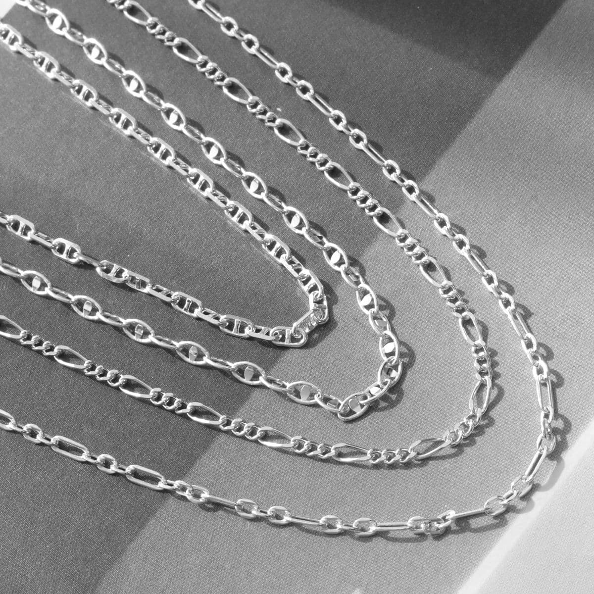 Silver 925 Mini Clip Chain Necklace Series - 이미지 20