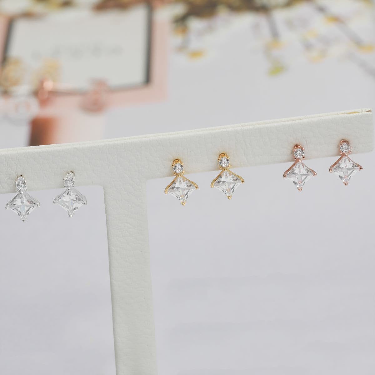 Silver 925 Full of Cubic Earring Series - 이미지 4
