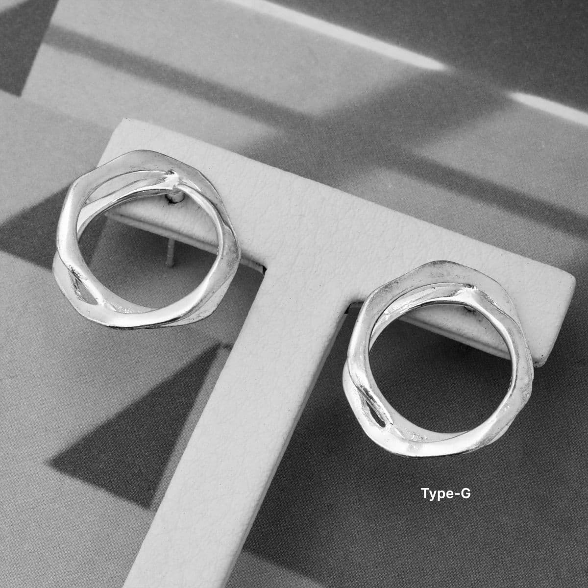 Silver 925 Plain Hoop Earring Series - 이미지 12