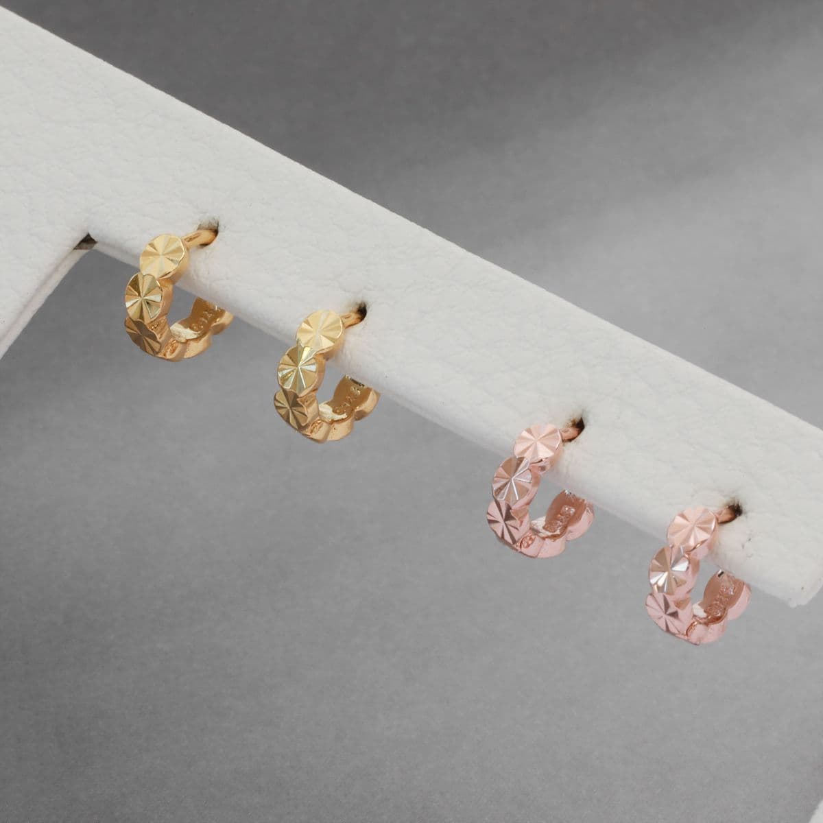 [SHG6614] Silver 925 Cut Round One-Touch Earrings - 이미지 7