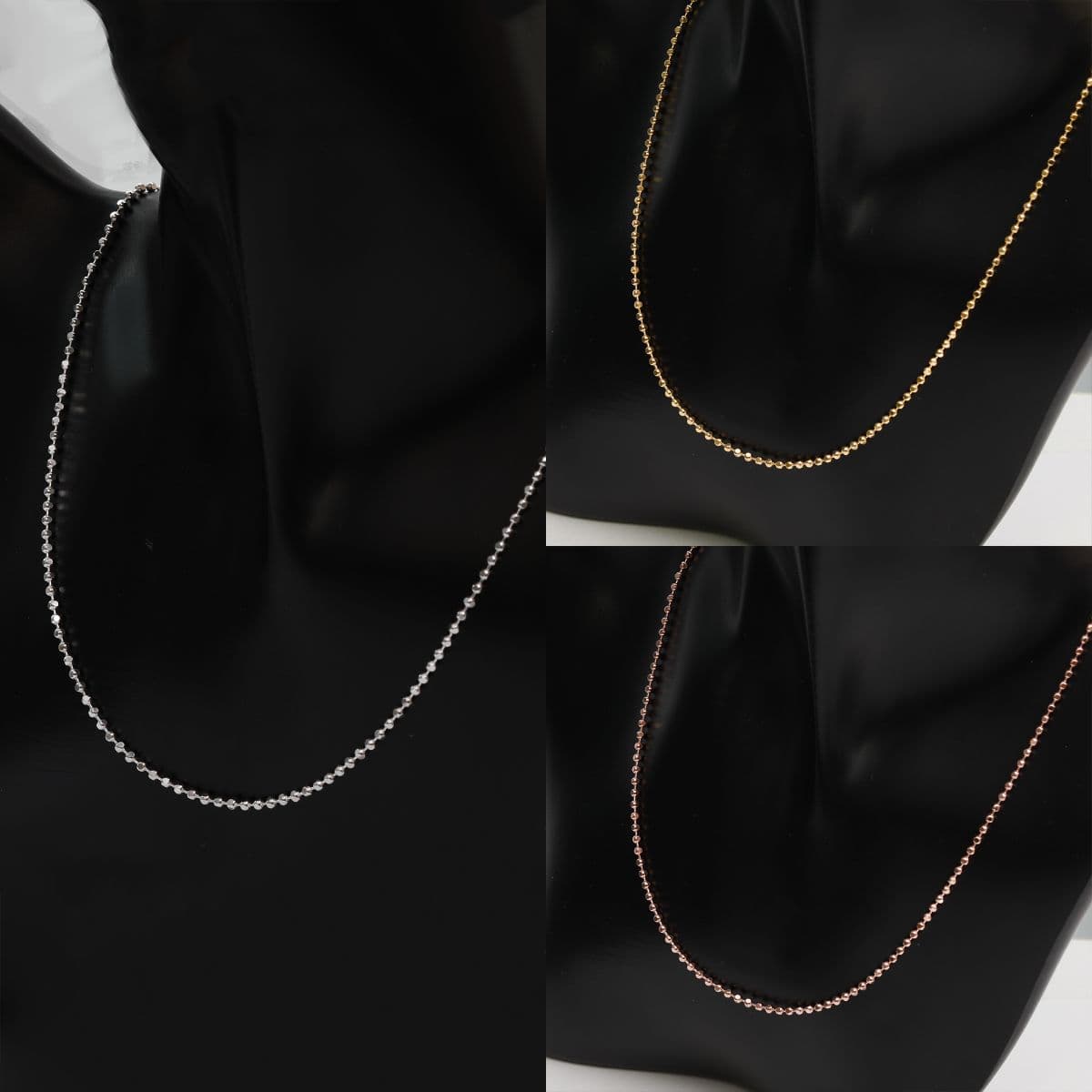 [SN6611] Silver 925 Round Cubic Chain Necklace - 이미지 11