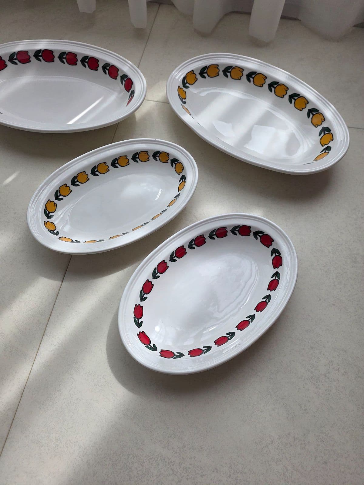 (Production) Tulip Line Oval Plate (2 colors) - 이미지 9