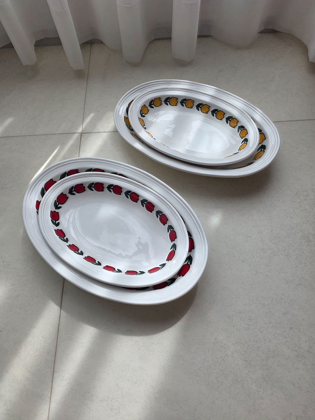 (Production) Tulip Line Oval Plate (2 colors) - 이미지 10